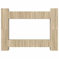 Комплект ТВ шкафове от 10 части, дъб сонома, инженерно дърво