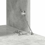 Комплект ТВ шкафове от 6 части, бетонно сиви, инженерно дърво