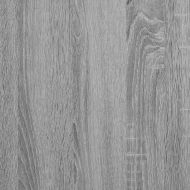 Комплект мебели за баня от 4 части сив сонома инженерно дърво