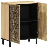 Странични шкафове 3 бр 60x33x75 см манго масивно дърво