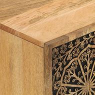 ТВ шкаф, 105x33x46 см, масивно мангово дърво