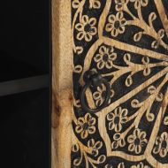 ТВ шкаф, 105x33x46 см, масивно мангово дърво