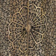 Страничен шкаф 60x33x75 см манго масивно дърво