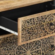 Нощно шкафче 50x33x60 см мангово дърво масив