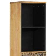 Шкаф за баня 38x33x160 см масивно мангово дърво