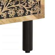 Страничен шкаф 80x33x75 см манго масивно дърво