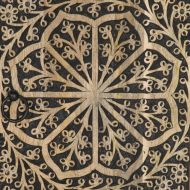 Страничен шкаф 90x33x75 см манго масивно дърво