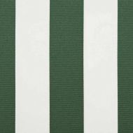 Резервен плат за тента Зелен и бял 10 x 1.6 m текстил