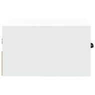 Нощно шкафче за стенен монтаж, бяло, 35x35x20 см