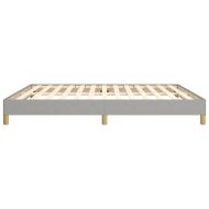 Рамка за легло без матрак светлосива 180x200cm Super King плат