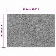 Килим, миещ се, 160x230 см, пъстър, противоплъзгащ