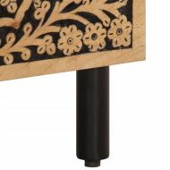 Нощно шкафче, 40x33x46 см, масивно мангово дърво