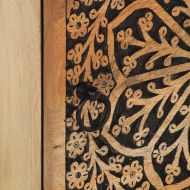 Нощни шкафчета, 2 бр, 40x33x46 см, манго масив