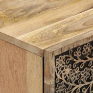 Нощно шкафче 50x33x60 см мангово дърво масив