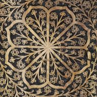 Стенен шкаф за баня 38x33x48 см масивно мангово дърво