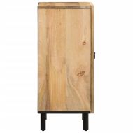 Страничен шкаф 40x33x75 см манго масивно дърво