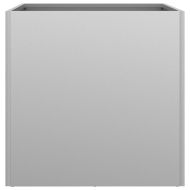 Кашпи, 2 бр, сребристи, 42x40x39 см, поцинкована стомана