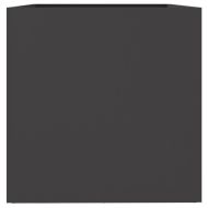 Кашпа, черна, 62x47x46 см, стомана