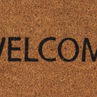 Изтривалка за врата натурална 45x75 см тъфтинг кокосови влакна