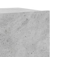 Комплект ТВ шкафове от 4 части, бетонно сив, инженерно дърво