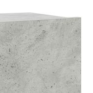 Комплект ТВ шкафове от 4 части, бетонно сив, инженерно дърво