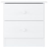 Нощно шкафче бяло ALTA 41x35x41 см бор масив