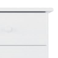 Нощно шкафче бяло ALTA 41x35x41 см бор масив