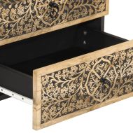 Нощно шкафче 50x33x60 см мангово дърво масив