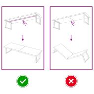 Стенен рафт тъмнокафяв 180x60x(2-6) см обработен масивен дъб