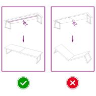 Стенен рафт тъмнокафяв 200x60x(2-4) см обработен масивен дъб