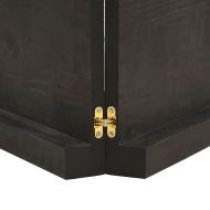 Плот за маса тъмнокафяв 120x60x(2-6) см обработен масивен дъб