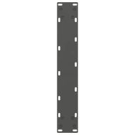 Крака за бар маса, антрацит, 2 бр., 50 x (100-101) см, стомана