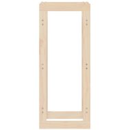 Поставка за дърва за огрев 41x25x100 см масивно дърво бор