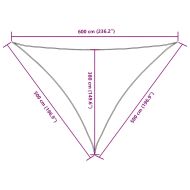 Платно-сенник, Оксфорд плат, триъгълно, 5x5x6 м, тъмнозелено