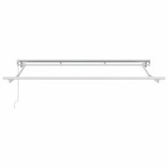 Сгъваем навес Многоцветна ивица 250x200 см текстил