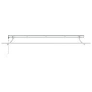 Сгъваем навес Многоцветен 350 x 200 cm Полиестер и алуминий