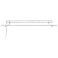 Сгъваем навес Червено 350 x 200 cm Полиестер и алуминий