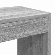 Шкаф за книги Сив сонома 100 x 30 x 198 см Инженерно дърво