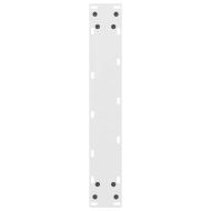 Крака за бар маса, бели, 2 бр., 50 x (100-101) см, стомана