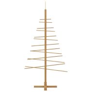 Дървено Коледно Дърво с поставка Кафяво 150 cm бамбук