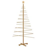 Дървено Коледно Дърво с поставка Кафяво 180 cm бамбук