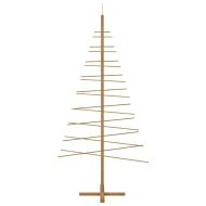 Дървено Коледно Дърво с поставка Кафяво 210 cm бамбук