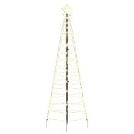 LED коледна елха с колчета за земя Златист 250 cm Желязо