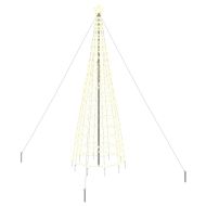 LED коледна елха с колчета за земя Златист 400 cm Желязо
