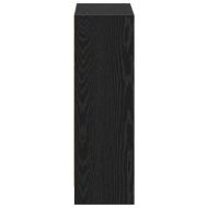 Шкаф за книги Черно 60 x 24 x 76 cm Инженерно дърво
