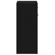 Шкаф за обувки Черния дъб 60 x 35 x 84 см Инженерно дърво