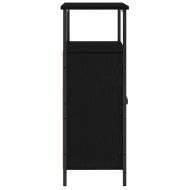 Служебен шкаф Черен дъб 70 x 30 x 80 см Инженерно дърво