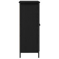 Служебен шкаф Черен дъб 70 x 30 x 80 см Инженерно дърво