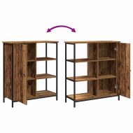 Служебен шкаф Старо дърво 70 x 30 x 80 см Инженерно дърво