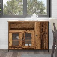 Служебен шкаф Старо дърво 100 x 35 x 75 см Инженерно дърво